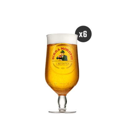 Birra Moretti Beer Glass Case