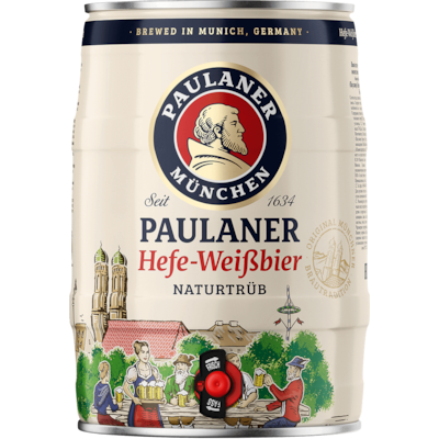Paulaner Weissbier - 5L Draught Keg Not Beertender Compatible