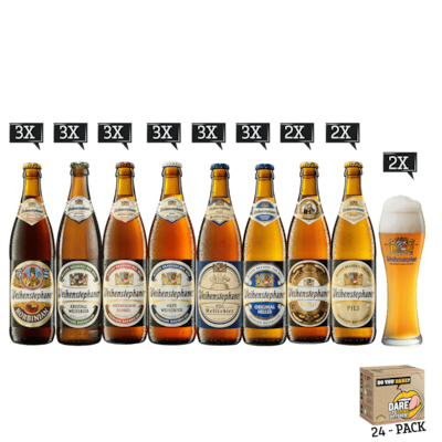 Weihenstephan bierpakket - Groot (24-pack)