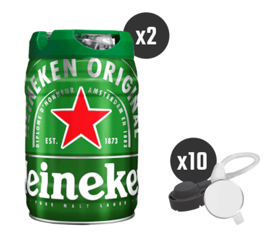 Heineken - Fût de 5L, Achat bière en ligne