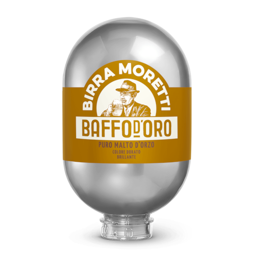 Birra Moretti Baffo d'Oro - 8L BLADE Fass