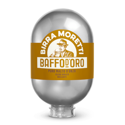 Birra Moretti Baffo d’Oro - 8L BLADE Keg