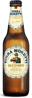 Birra Moretti sale di mare
