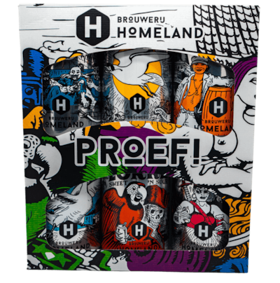 Brouwerij Homeland Proef! Cadeau Bierpakket 6-pack
