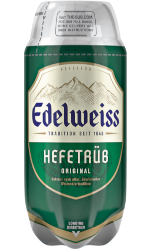 Edelweiss Hefetrüb - 2L SUB Keg | Beer Kegs | Beerwulf