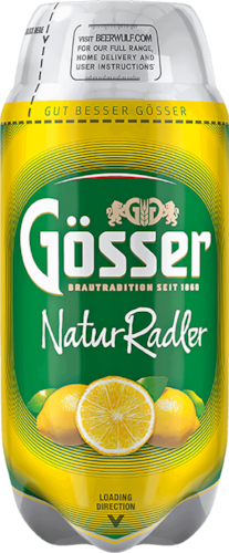 Gösser Radler - 2L SUB Keg | Beer Kegs | Beerwulf