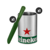 Image of Heineken Bierklingenset