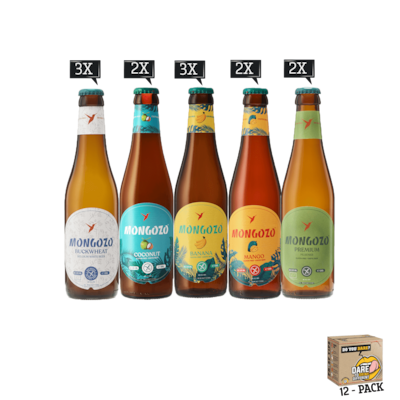 Mongozo bierpakket - klein (12-pack)