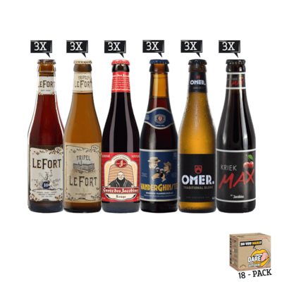 Omer Vander Ghinste bierpakket - middel (18-pack)