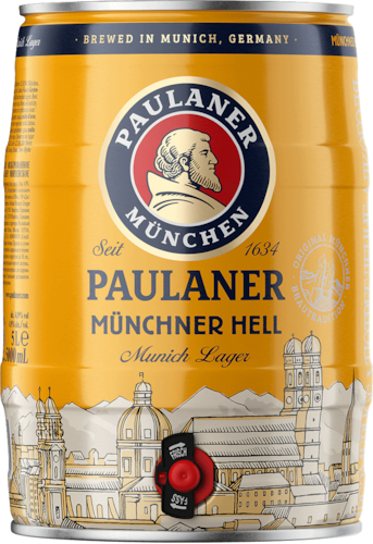Paulaner Münchner Hell | 5L Draught Keg | Beerwulf