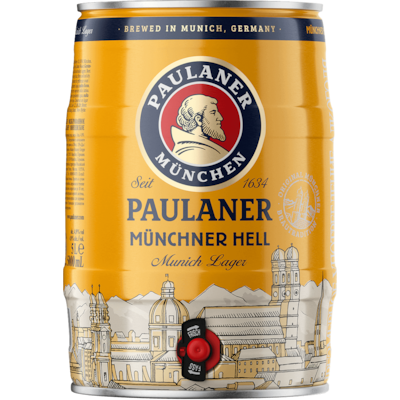 paulaner munchner hell draught keg beer 23349 0 | Bierkanjer