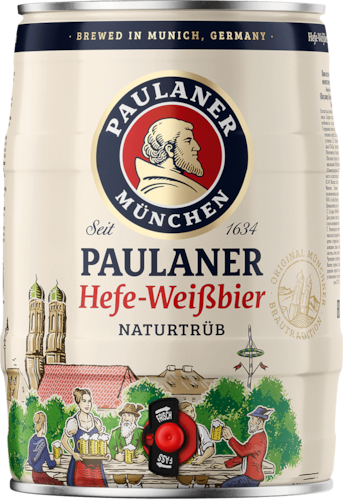 Paulaner Weissbier - Fût de 5L Non Compatible avec BeerTender