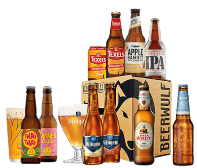Populaire Merken Bierpakket met Glazen