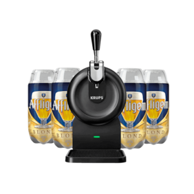 Tap2Go mobile 2-en-1 tireuse à bière avec réfrigérateur à boissons, pour  fûts Heineken de 5 l, réfrigérateur de 13 l, utilisable à la maison et  dans la voiture