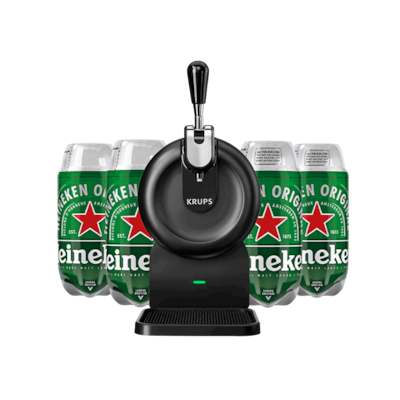 The SUB Compact Black + 4 Heineken