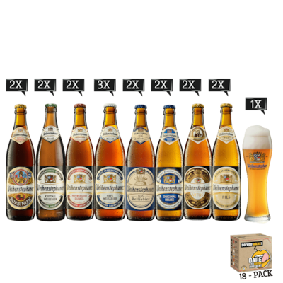 Weihenstephan bierpakket - middel (18-pack)